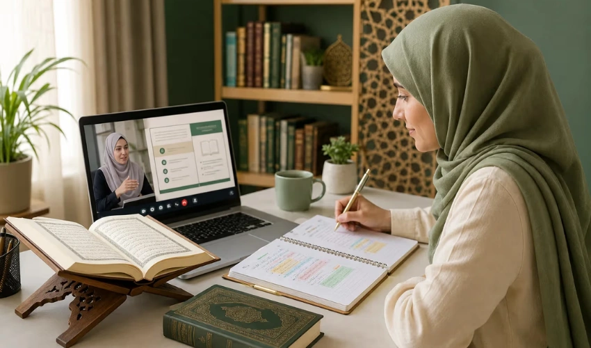 One on one online quran classes for females and males